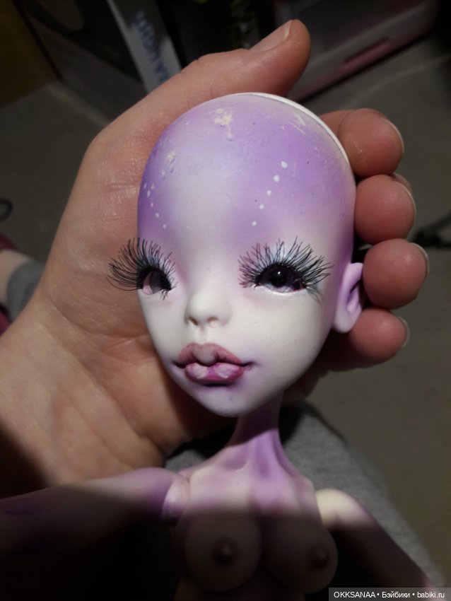 Картина с куклой — Авторские шарнирные куклы своими руками: лепка (фото 4)