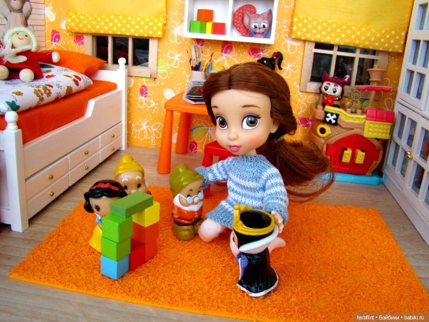 Моя малышка Белль — Куклы Disney Animators и Принцессы Диснея: Disney Store (фото 4)