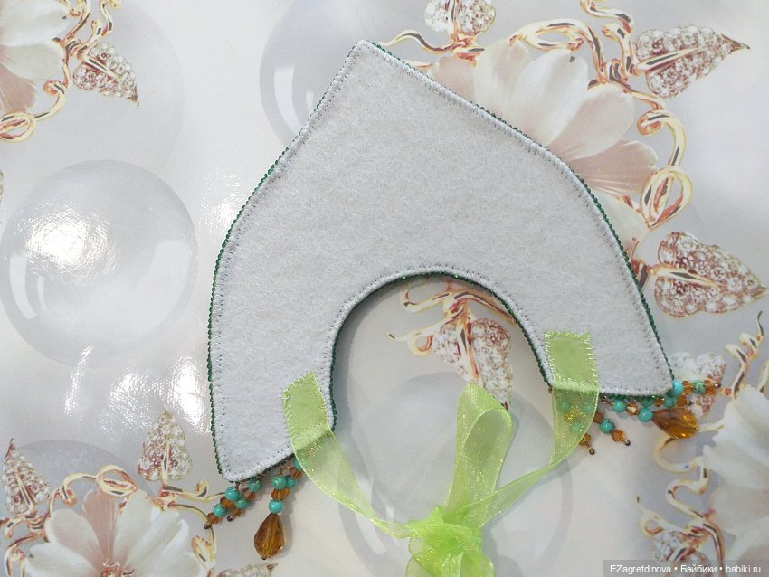Новинки: Кокошник из бисера - Хозяйка медной горы