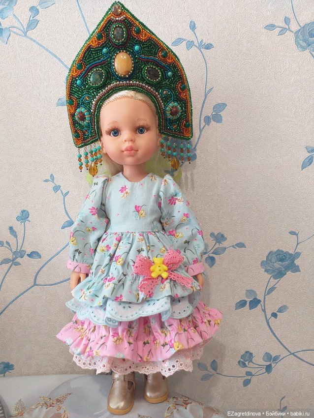 Новинки: Кокошник из бисера - Хозяйка медной горы