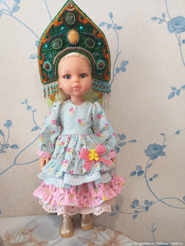 Новинки: Кокошник из бисера - Хозяйка медной горы