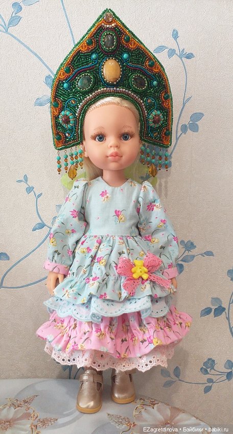 Новинки: Кокошник из бисера - Хозяйка медной горы