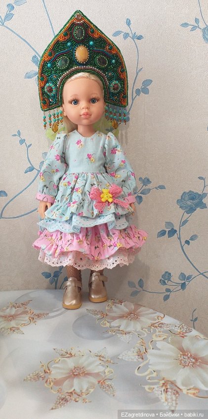 Новинки: Кокошник из бисера - Хозяйка медной горы