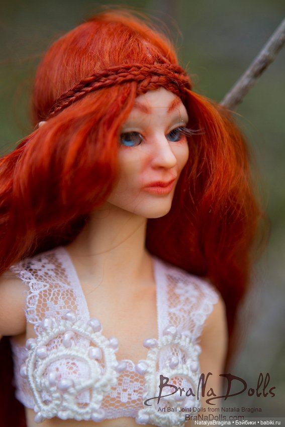 Рыжая Эльфийка — Авторские шарнирные куклы своими руками: лепка