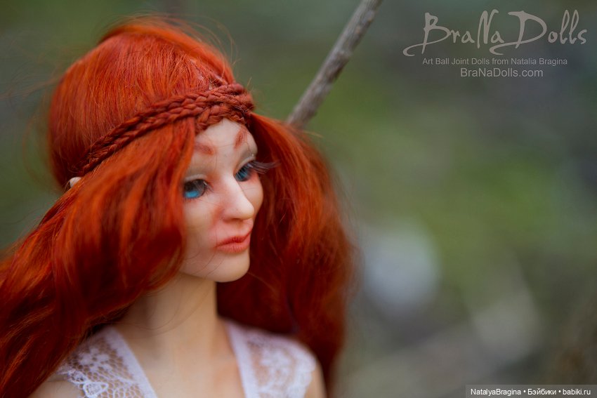 Рыжая Эльфийка — Авторские шарнирные куклы своими руками: лепка (фото 2)