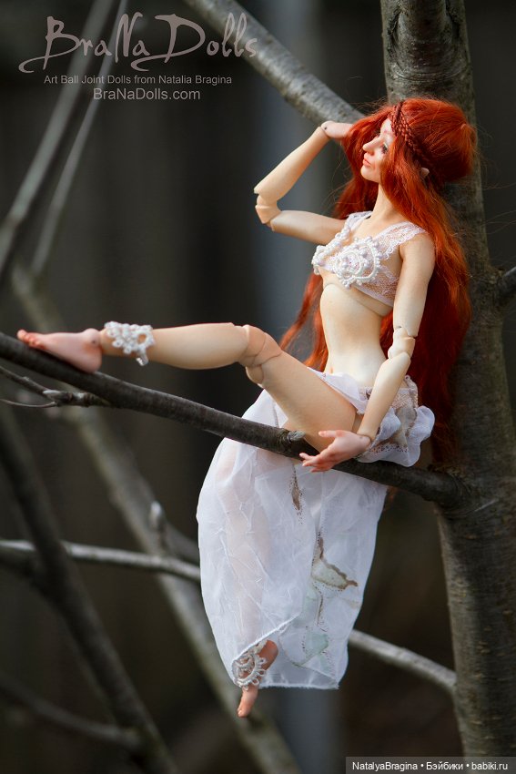 Рыжая Эльфийка — Авторские шарнирные куклы своими руками: лепка (фото 7)