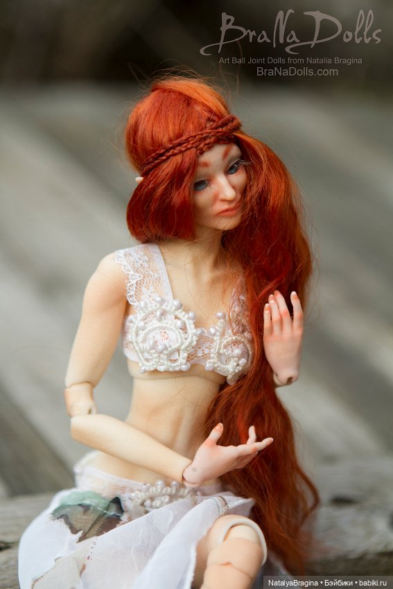 Рыжая Эльфийка — Авторские шарнирные куклы своими руками: лепка