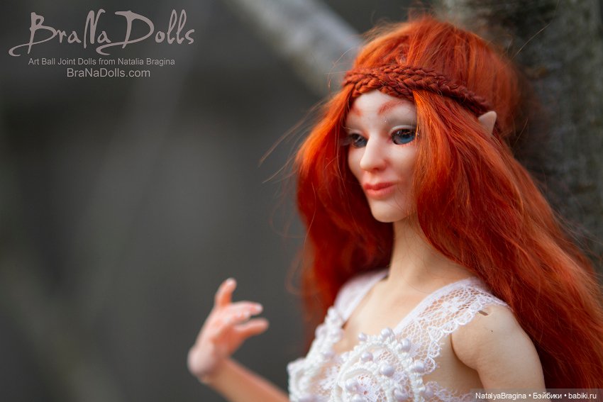 Рыжая Эльфийка — Авторские шарнирные куклы своими руками: лепка