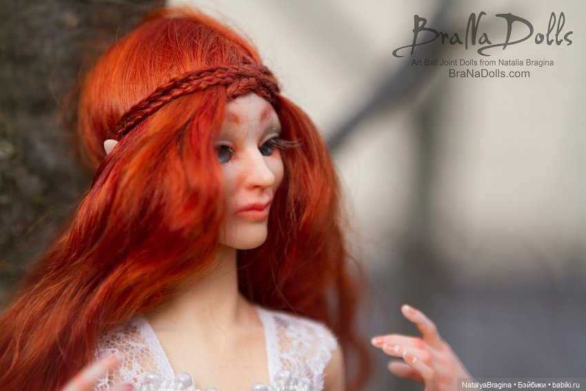 Рыжая Эльфийка — Авторские шарнирные куклы своими руками: лепка (фото 10)