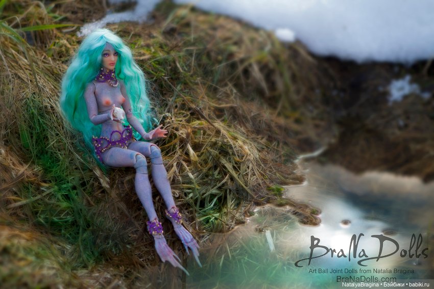 Русалка — Авторские шарнирные куклы своими руками: лепка (фото 2)