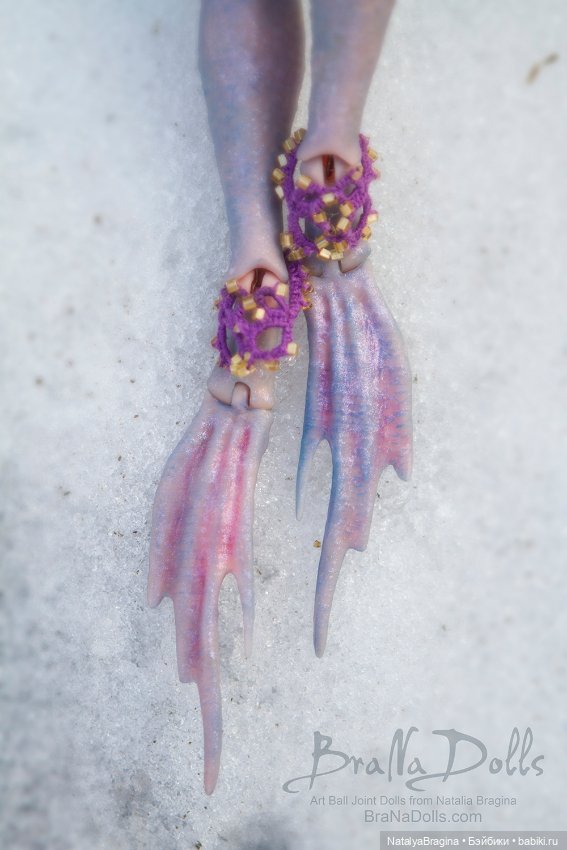 Русалка — Авторские шарнирные куклы своими руками: лепка