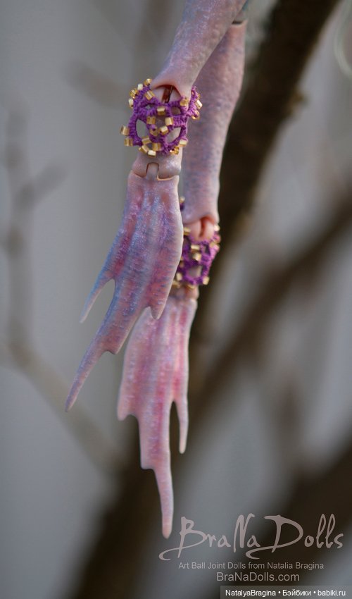 Русалка — Авторские шарнирные куклы своими руками: лепка (фото 9)