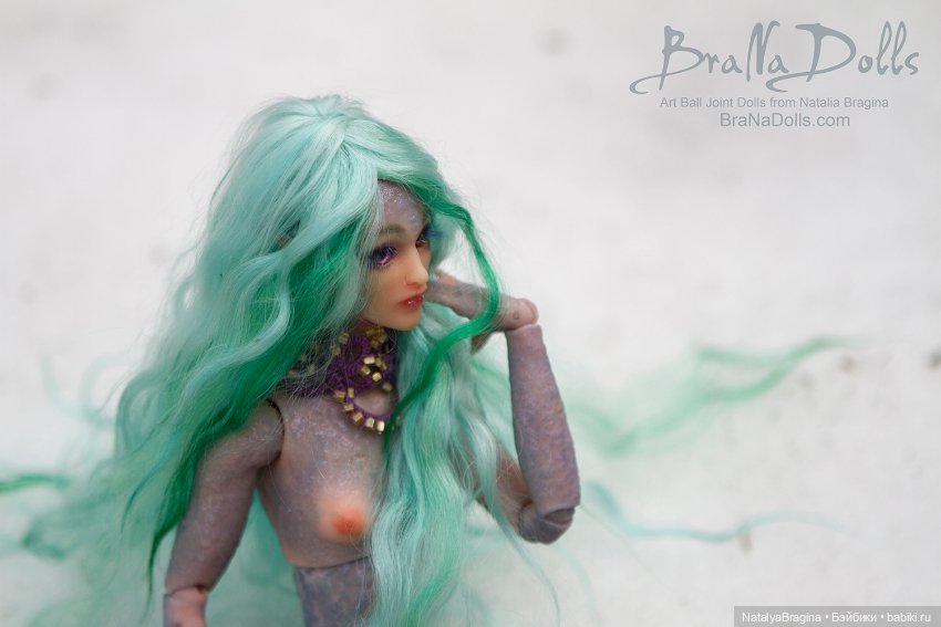 Русалка — Авторские шарнирные куклы своими руками: лепка