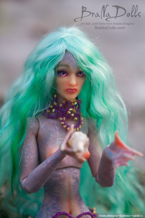 Русалка — Авторские шарнирные куклы своими руками: лепка (фото 5)