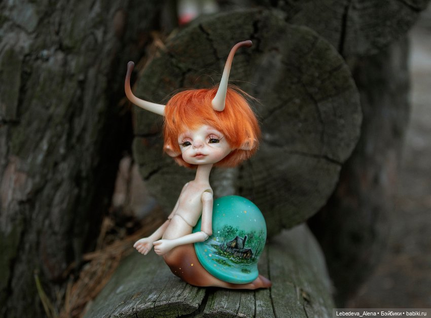 Улиточки на природе — Куклы Doll Chateau (Доллшато): BJD (БЖД) (фото 2)