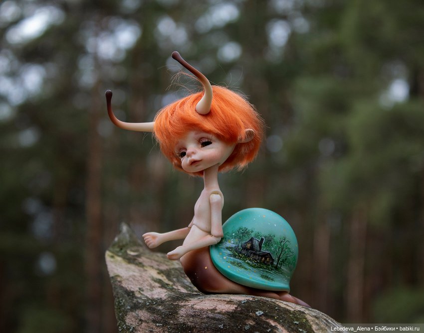 Улиточки на природе — Куклы Doll Chateau (Доллшато): BJD (БЖД) (фото 6)