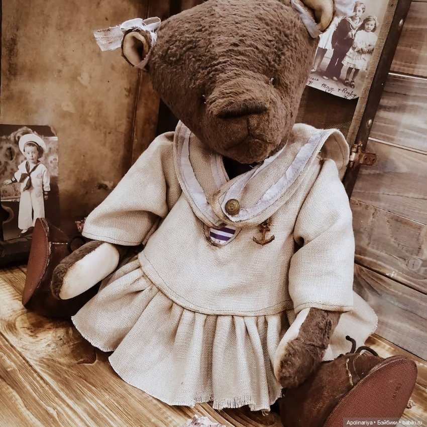 Vintage bear — Авторские мишки Тедди и друзья: фото (фото 7)