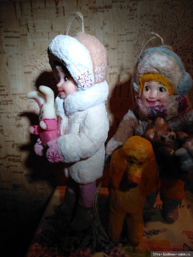 Ватные игрушки на елку — Другие хобби и увлечения: сад