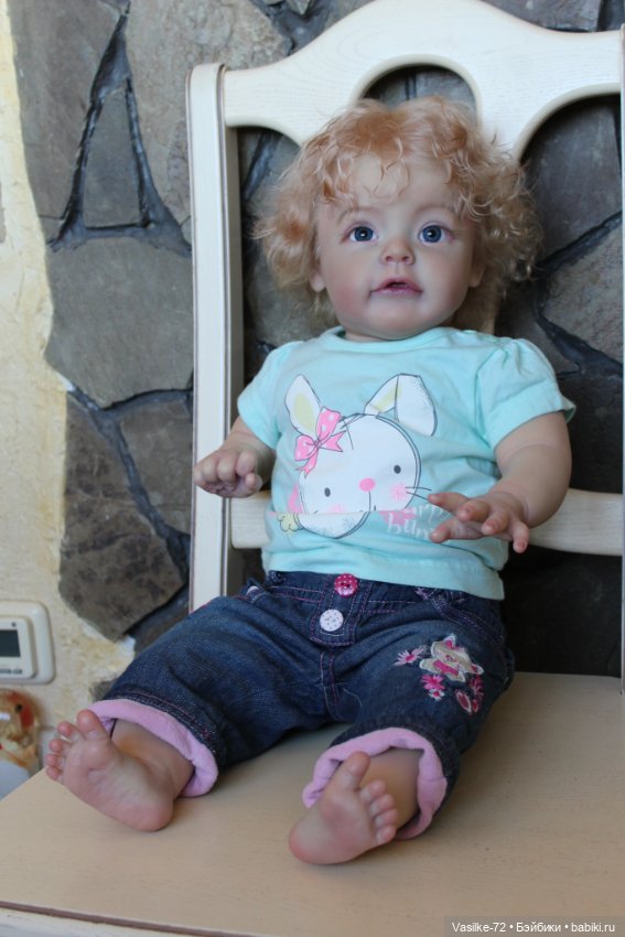 Крошка Лилия из молда Sue Sue скульптора Natali Blick