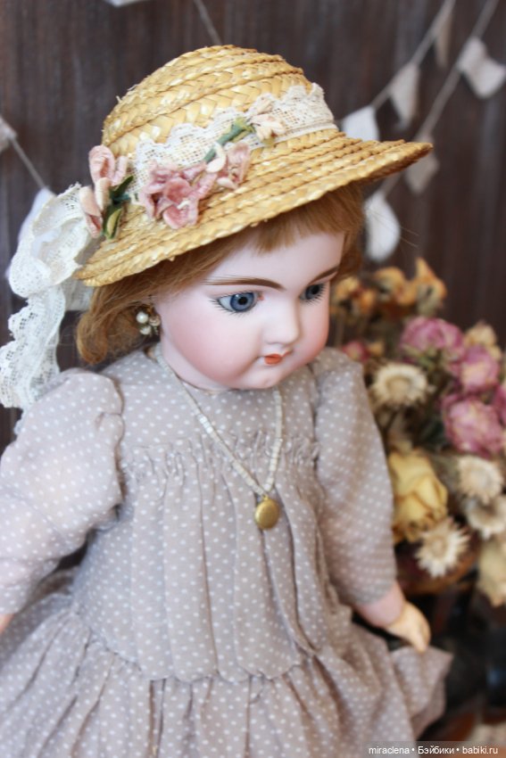 Девочка и слон — Антикварные куклы Heinrich Handwerck (Хандверк): молды 109 (фото 10)