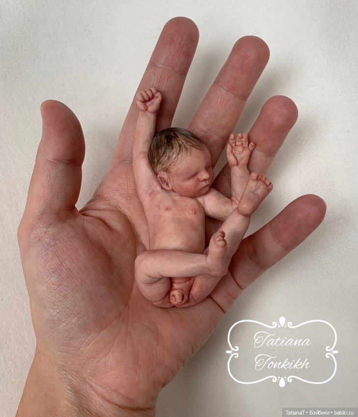 Мальчик -с -пальчик — Авторские миниатюрные куклы: лепка (фото 2)