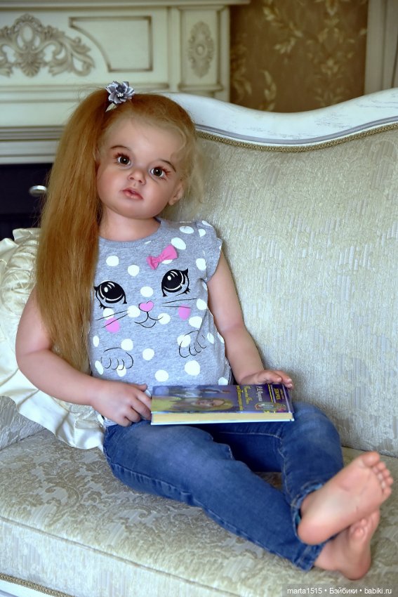 Златовласка Анжелика. Куклы реборн Захаровой Елены (фото 4)