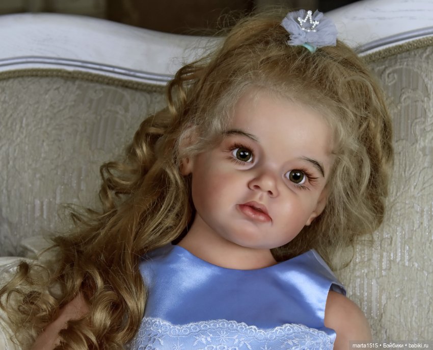 Златовласка Анжелика. Куклы реборн Захаровой Елены
