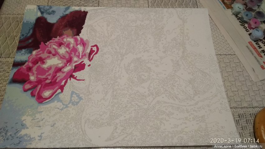 Собачка ( картина по номерам )