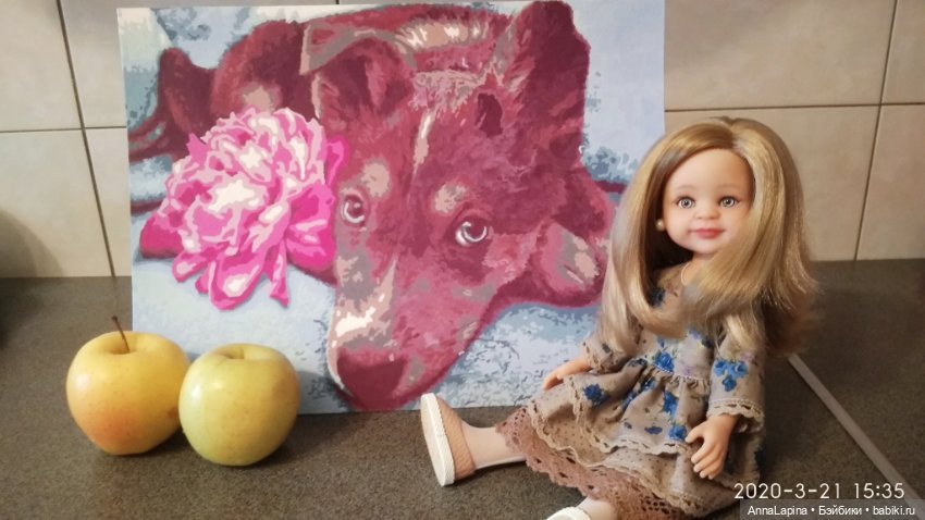 Собачка ( картина по номерам ) (фото 4)