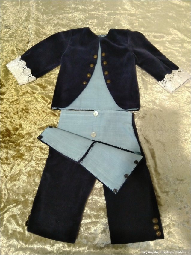 Костюм для антикварного мальчика, в деталях (фото 8)