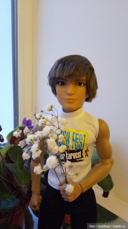 Покупка куклы от Дефа: парень с собакой