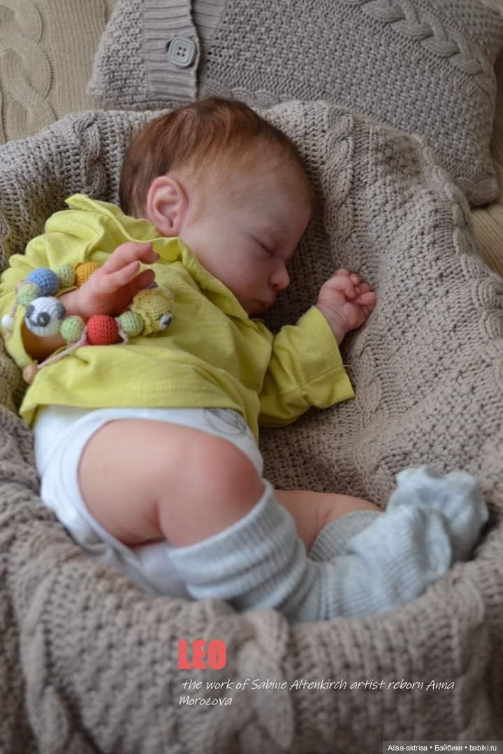 Малыш Лео - золотое чудо. Кукла реборн Анны Морозовой (фото 6)