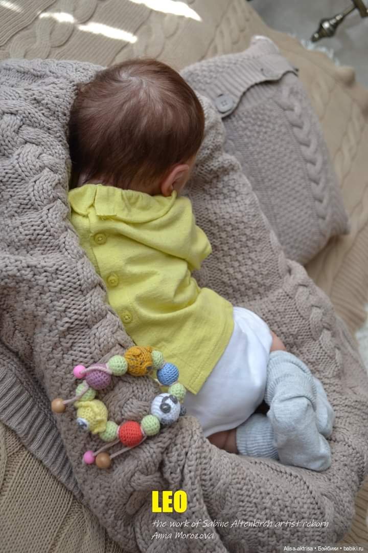 Малыш Лео - золотое чудо. Кукла реборн Анны Морозовой (фото 4)