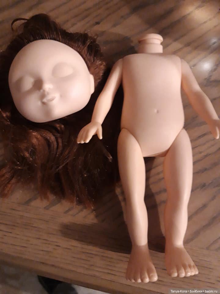 Преображение куклы. Первый опыт (фото 3)