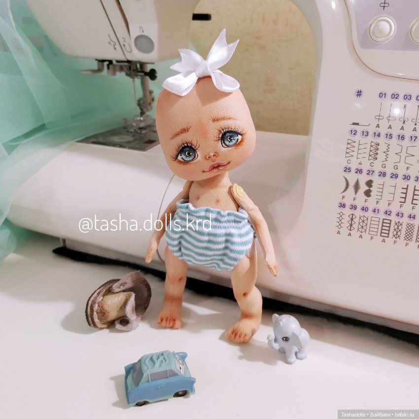 Весенняя булочка — Авторские текстильные куклы: Вальдорфские