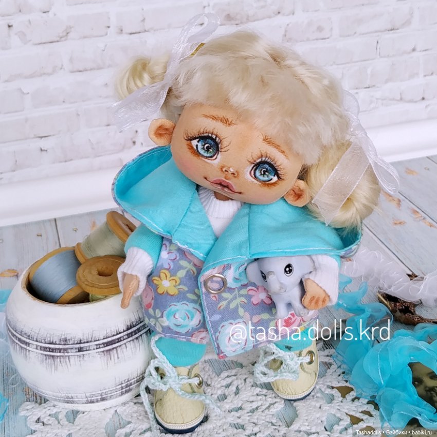 Весенняя булочка — Авторские текстильные куклы: Вальдорфские (фото 4)
