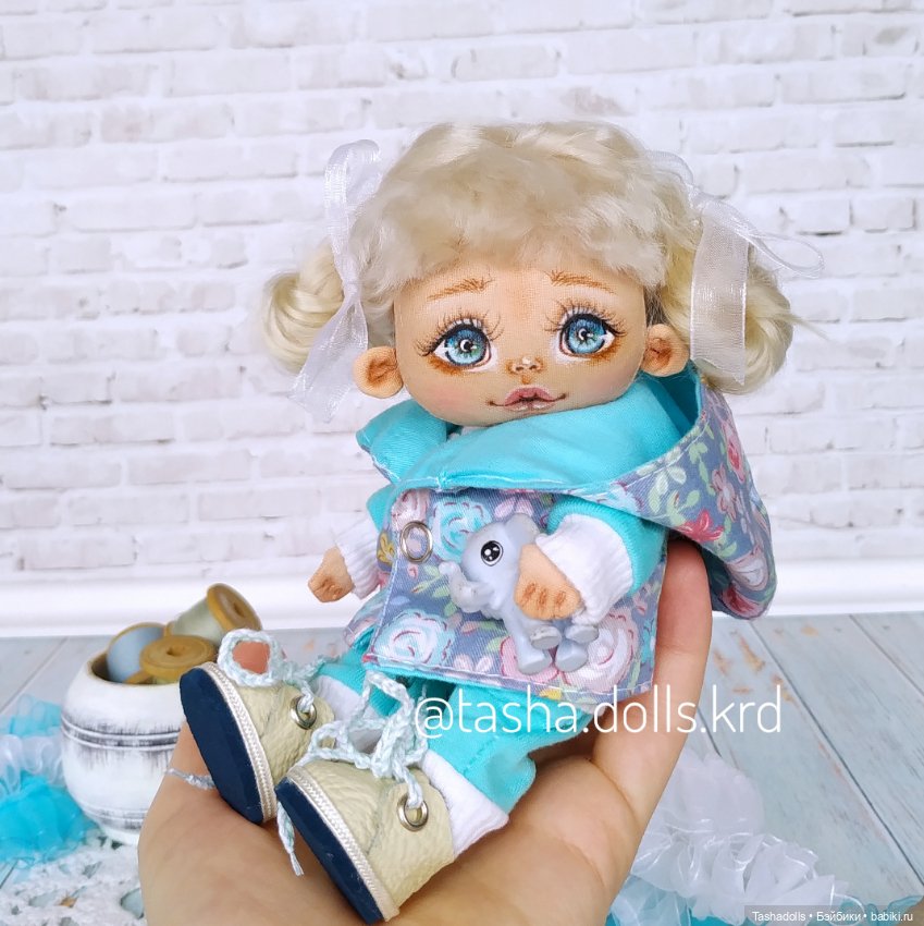 Весенняя булочка — Авторские текстильные куклы: Вальдорфские (фото 3)