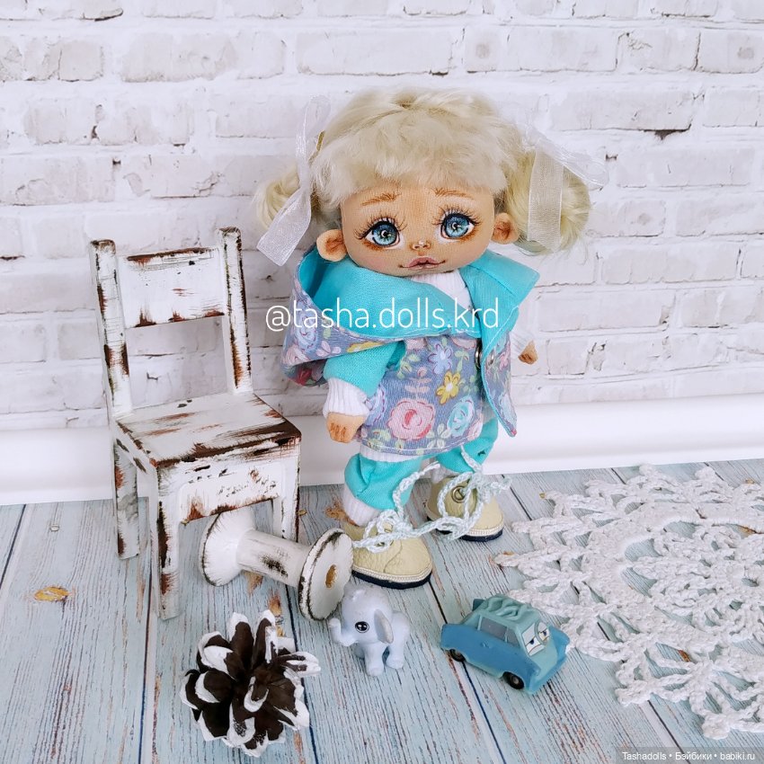Весенняя булочка — Авторские текстильные куклы: Вальдорфские (фото 5)