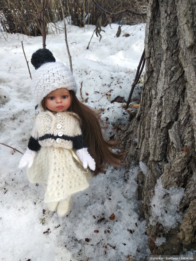 ... Исчезающий след зимы — ООАК Paola Reina (Паола Рейна) и испанских кукол: перерисовка (фото 9)