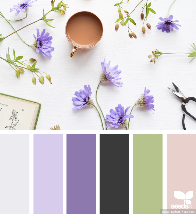 Весенние сочетания цветов