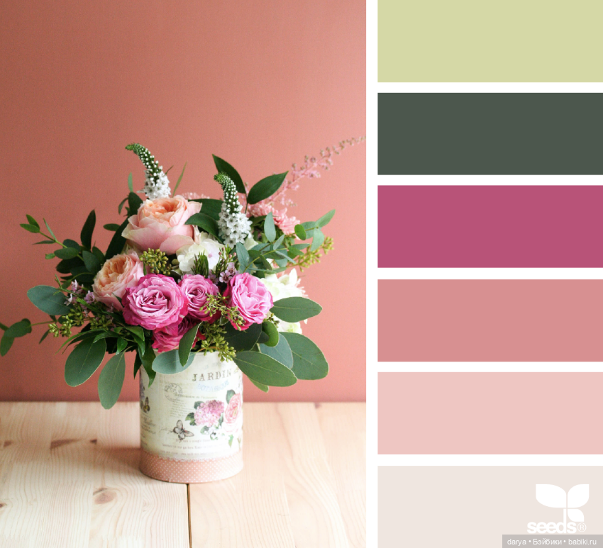 Весенние сочетания цветов