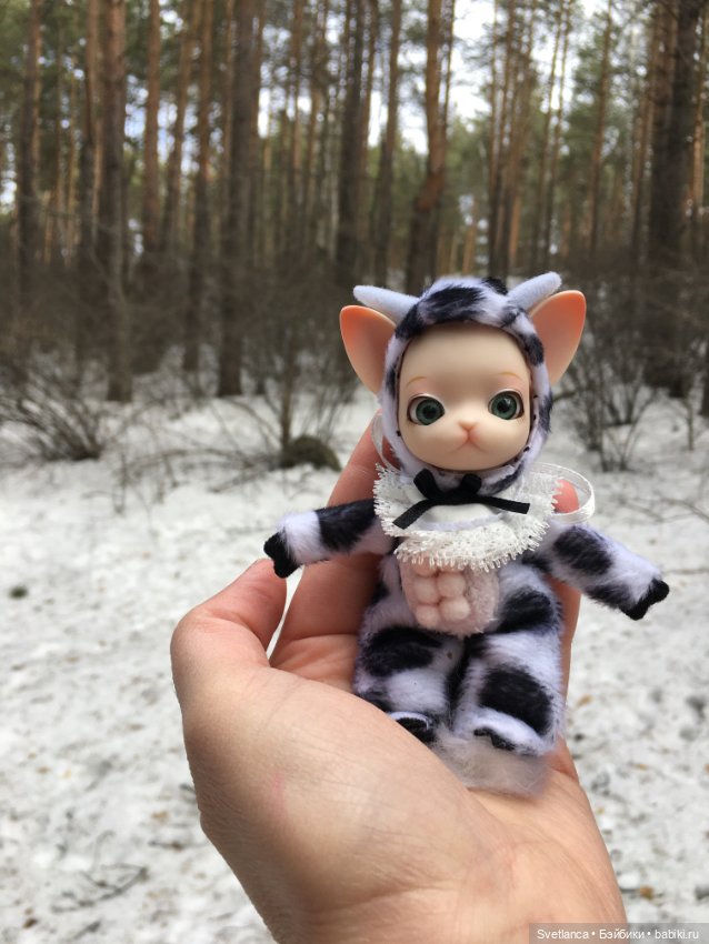 Крошка Pang на лесной прогулке