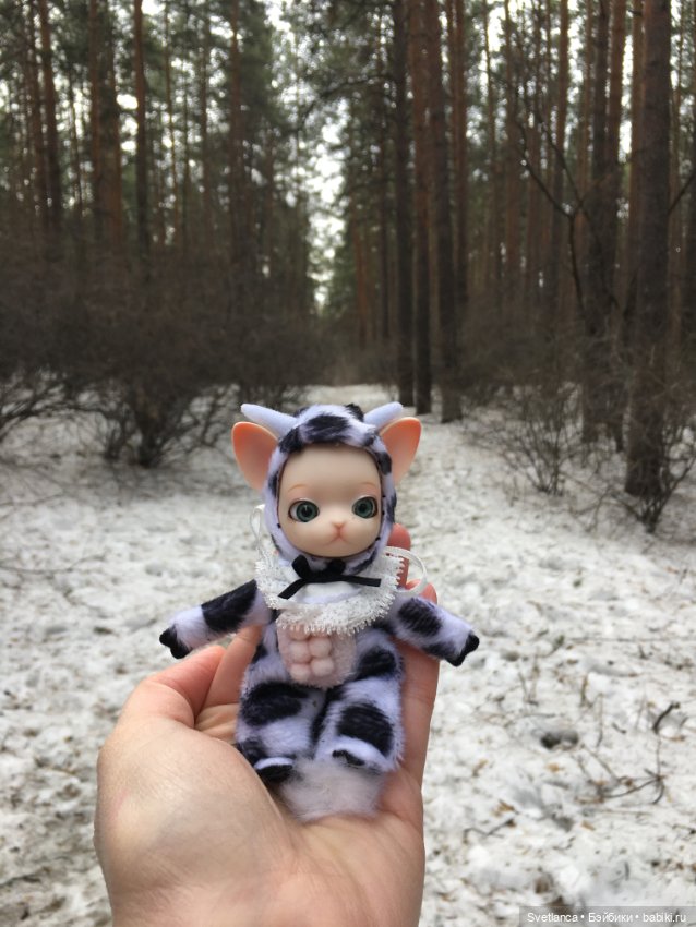 Крошка Pang на лесной прогулке