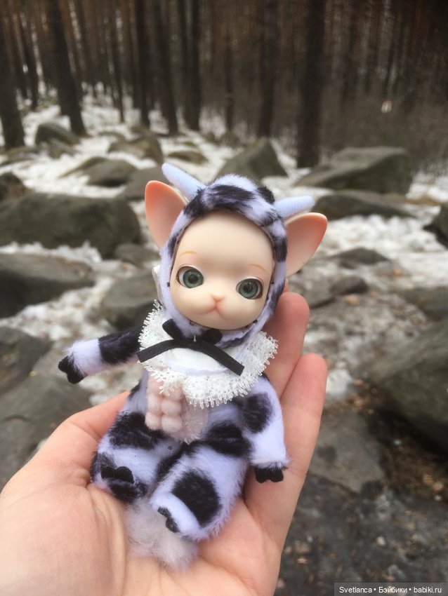 Крошка Pang на лесной прогулке