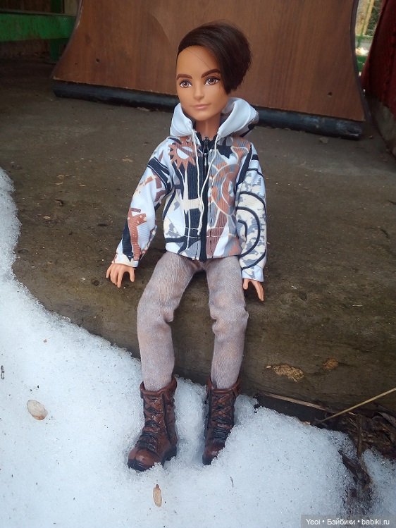 Прогулка во дворе с племянницами: Хантер, Гаррет и фигурки. 01 (фото 4)