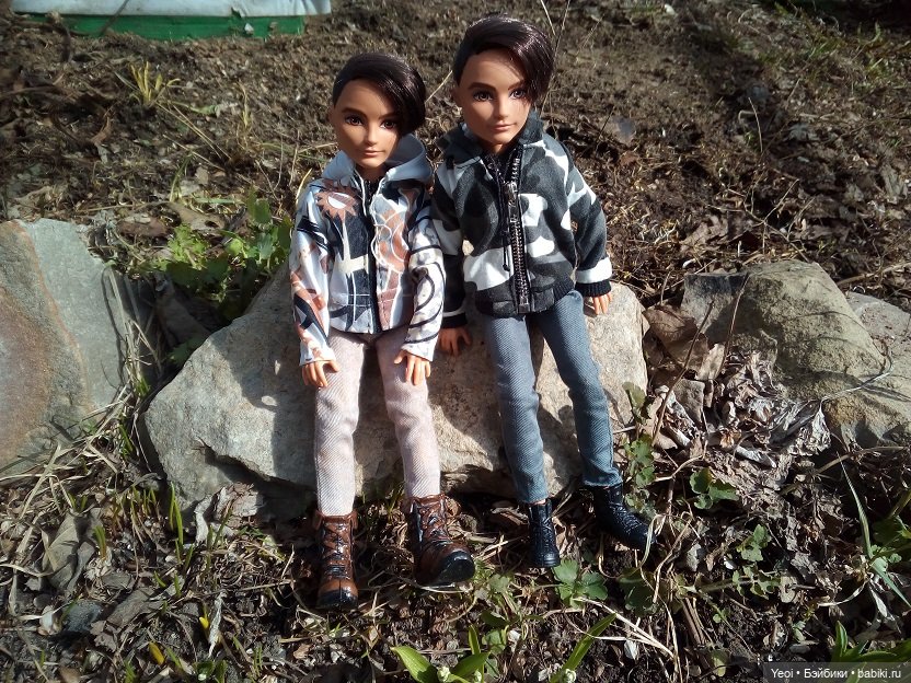 Прогулка во дворе с племянницами: Хантер, Гаррет и фигурки. 02 (фото 4)