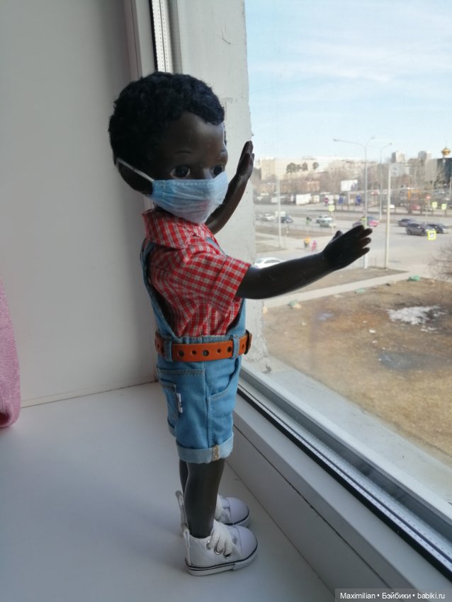 #Я ОСТАЮСЬ ДОМА , Негритенок СССР