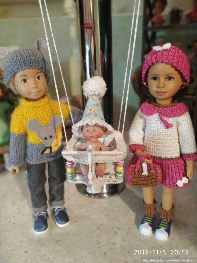 Карина в новых одежках — Куклы Kathe Kruse (Кате/Кэте Крузе): фото