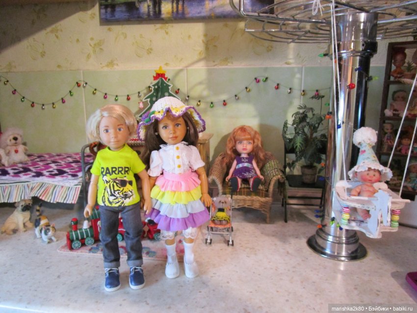 Карина в новых одежках — Куклы Kathe Kruse (Кате/Кэте Крузе): фото (фото 4)