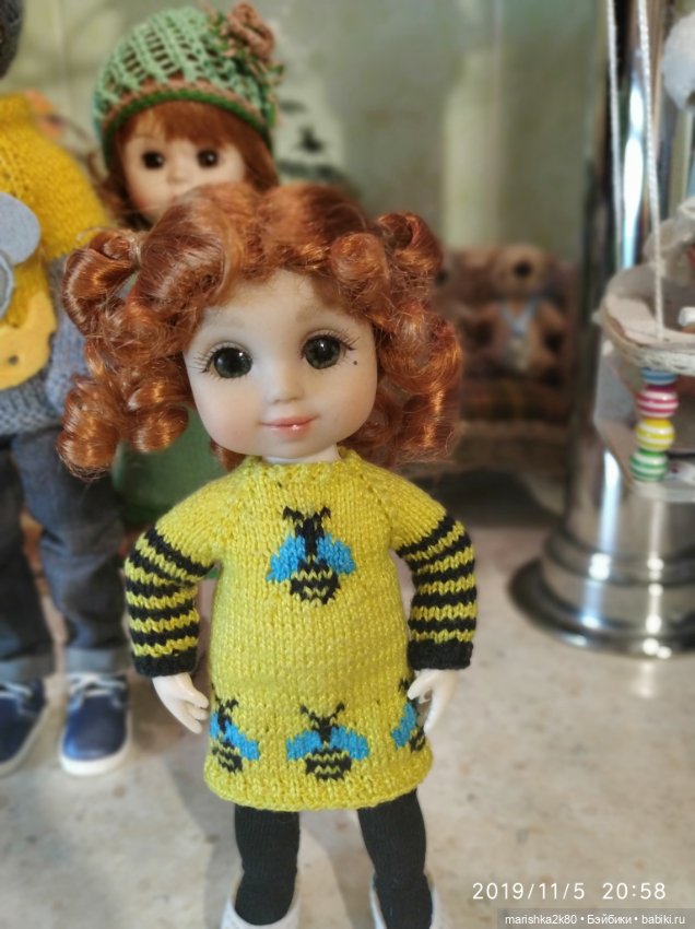 Карина в новых одежках — Куклы Kathe Kruse (Кате/Кэте Крузе): фото